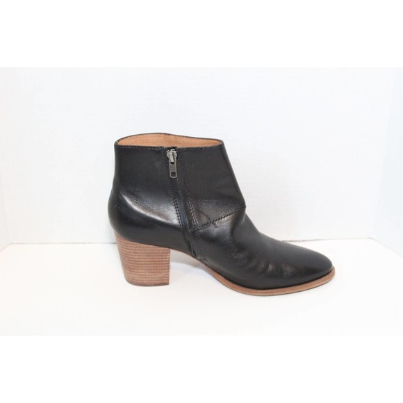 Madewell The Rosie Ankle Boot in Leather Black MA434 Women's Size 10 H14745 - Picture 2 of 10